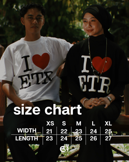I LOVE ETR TEE